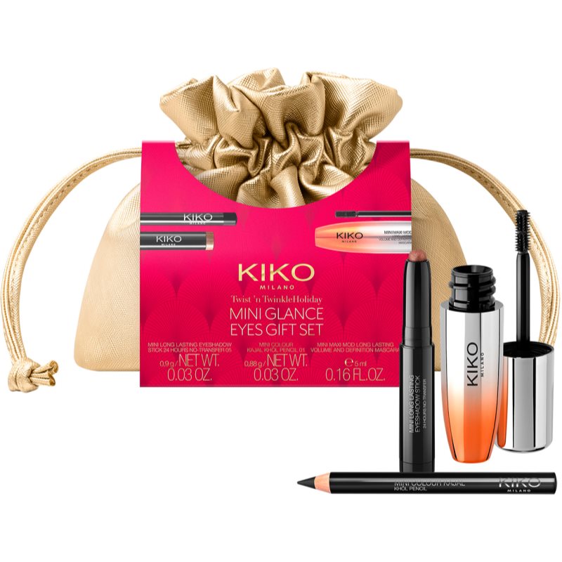 KIKO Milano Twist 'N Twinkle Holiday Mini Glance Eyes set dekorativne kozmetike mini