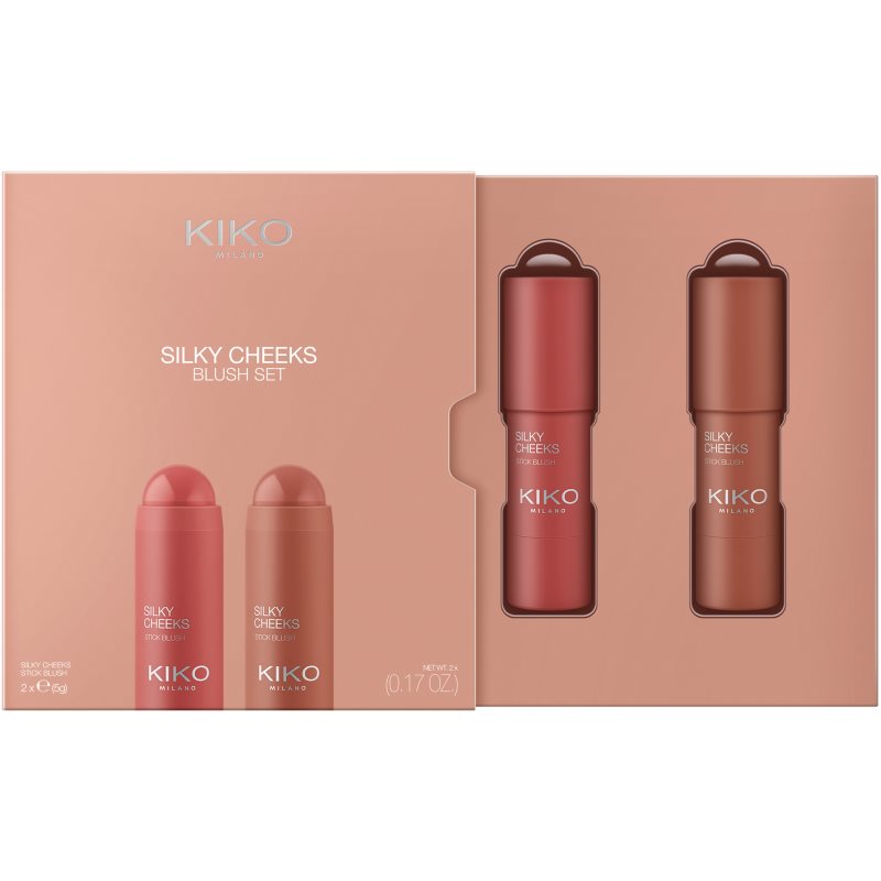 KIKO Milano KIKO Milano Silky Cheeks krémes arcpirosító stift 2x5 g