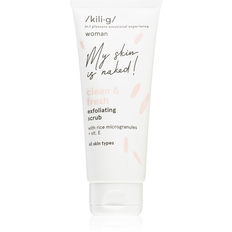 Kilig Clean & Fresh очищуючий пілінг для шкіри обличчя з вітаміном Е 75 мл