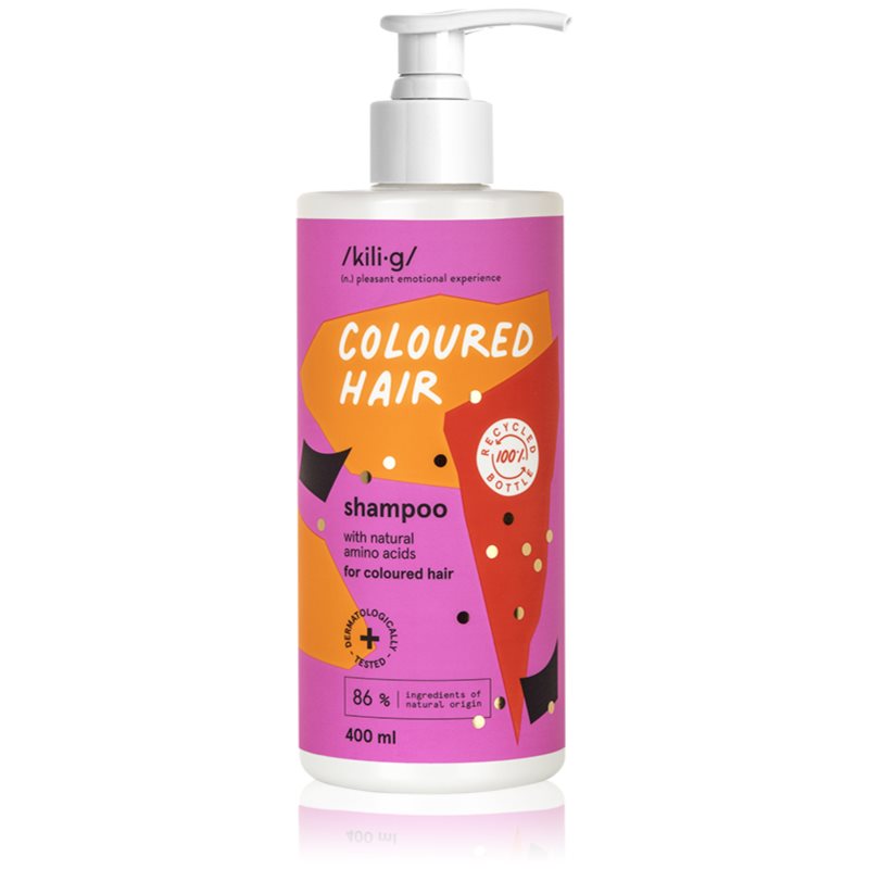 Kilig Coloured Hair šampūnas dažytiems plaukams 400 ml
