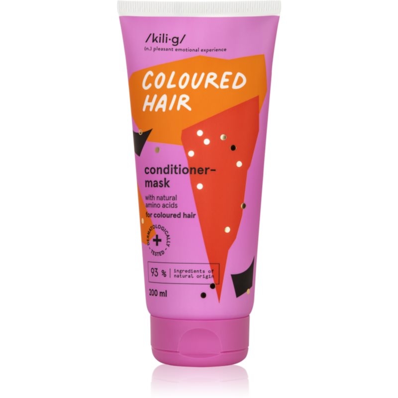 Kilig Coloured Hair drėkinamasis kondicionierius dažytiems plaukams 200 ml