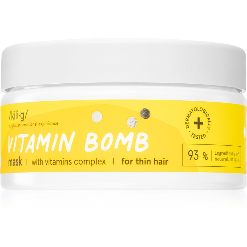 Kilig Vitamin Bomb gilaus stiprinamojo poveikio plaukų kaukė silpniems plaukams 200 ml