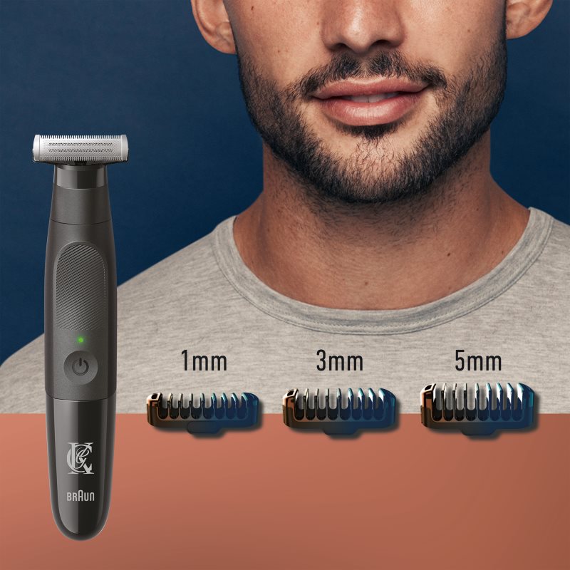 King C. Gillette Style Master Beard Trimmer With Removable Attachments For Men 4 Pc