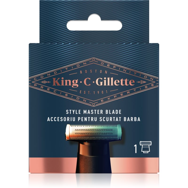 King C. Gillette Style Master atsarginės galvutės vyrams 1 vnt.