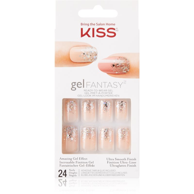 E-shop KISS Gel Fantasy Fanciful umělé nehty 24 ks