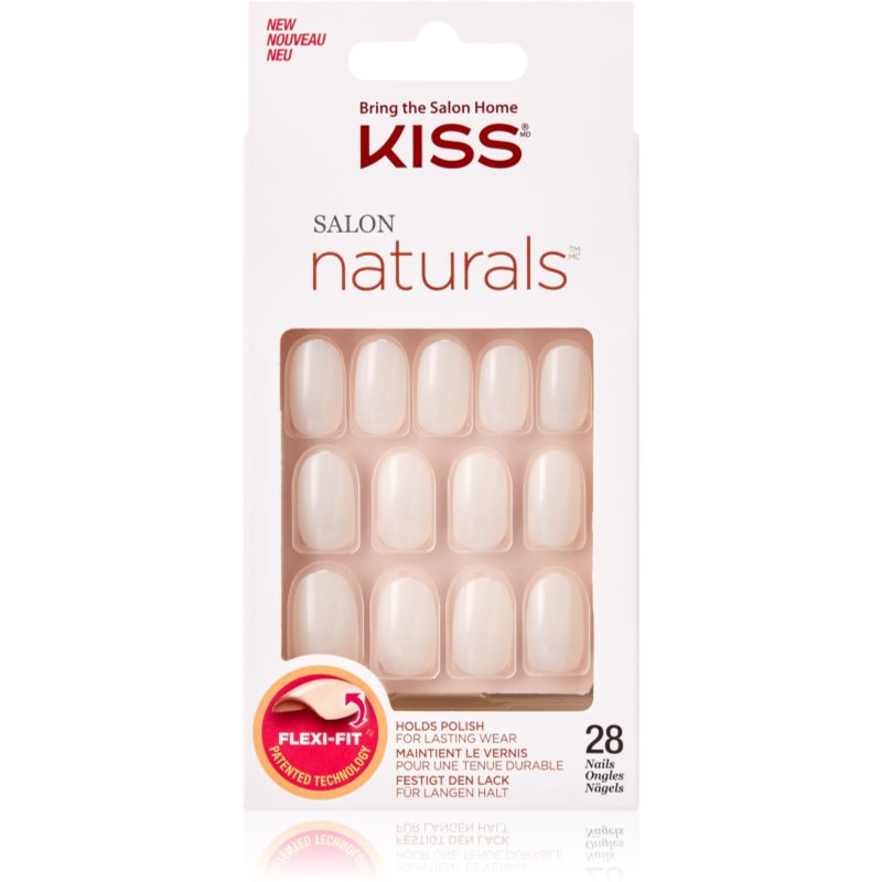 KISS Salon Natural Break Even Umjetni nokti 28 kom