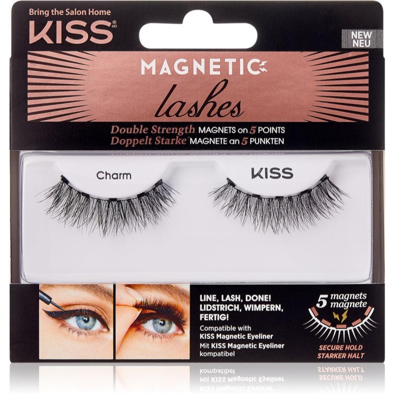 KISS Magnetic Lashes mágneses műszempilla 01 Charm 1 pair