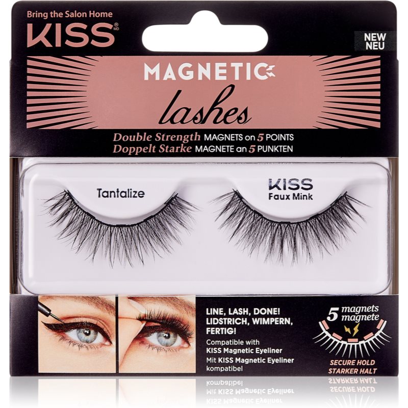 KISS Magnetic Lashes Wimpern mit magnetischer Fixierung 04 Tantalize 1 Paar