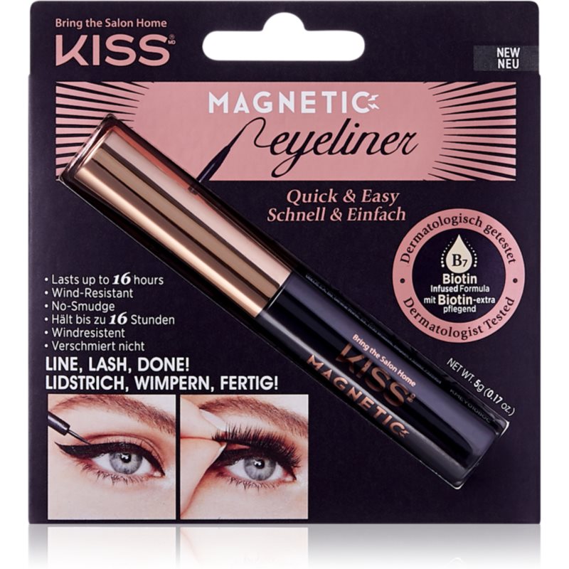 E-shop KISS Magnetic Eyeliner magnetická gelová linka 5 g