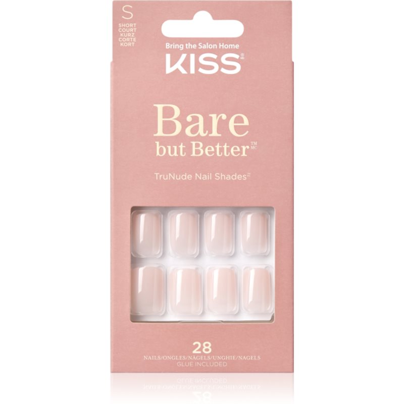 E-shop KISS Bare But Better Short umělé nehty 28 ks