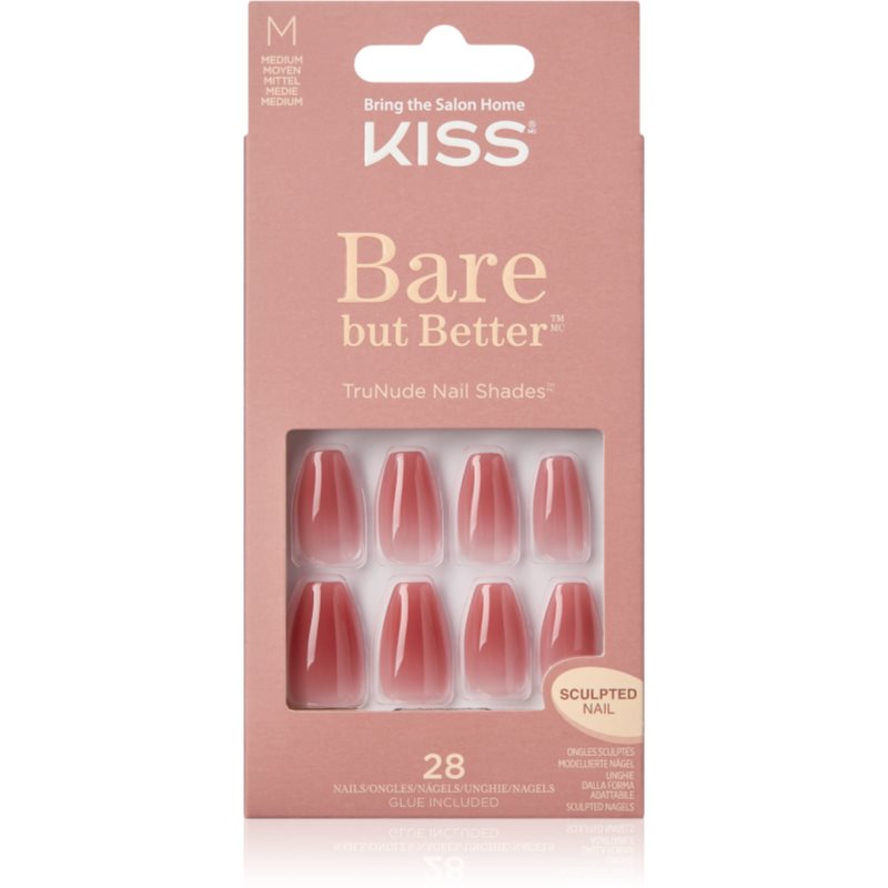 E-shop KISS Bare But Better Medium umělé nehty 28 ks