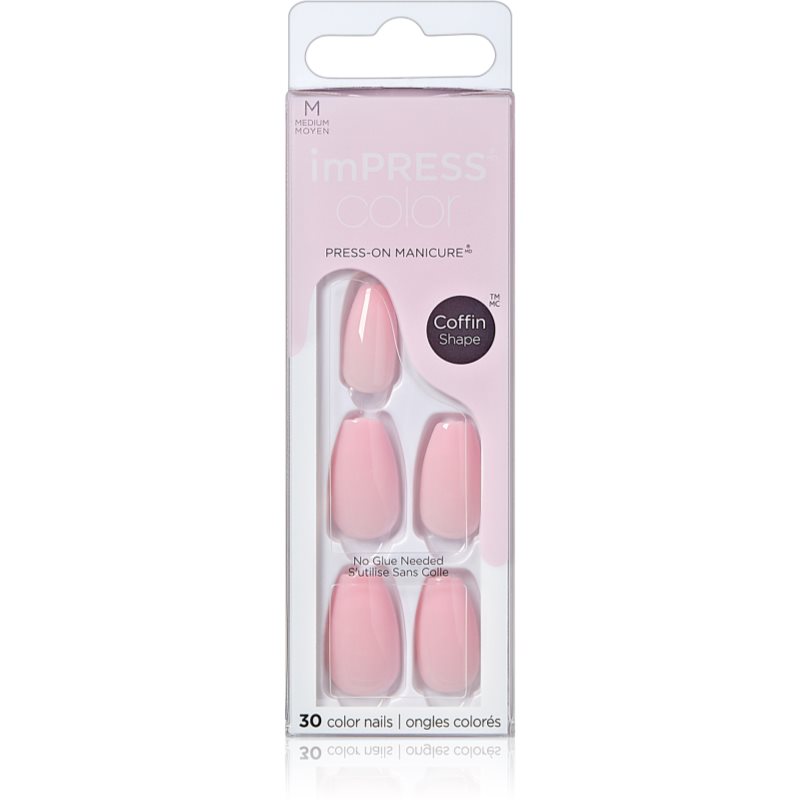KISS imPRESS Color Medium false nails Pink Dream 30 pc
