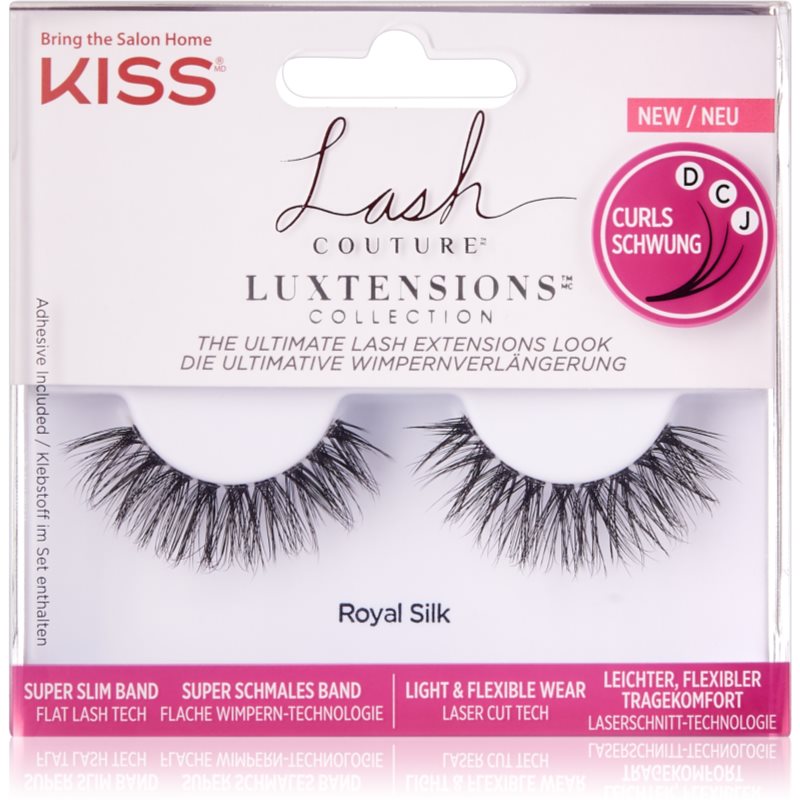 KISS Lash Couture LuXtensions künstliche Wimpern Royal Silk 2 St.