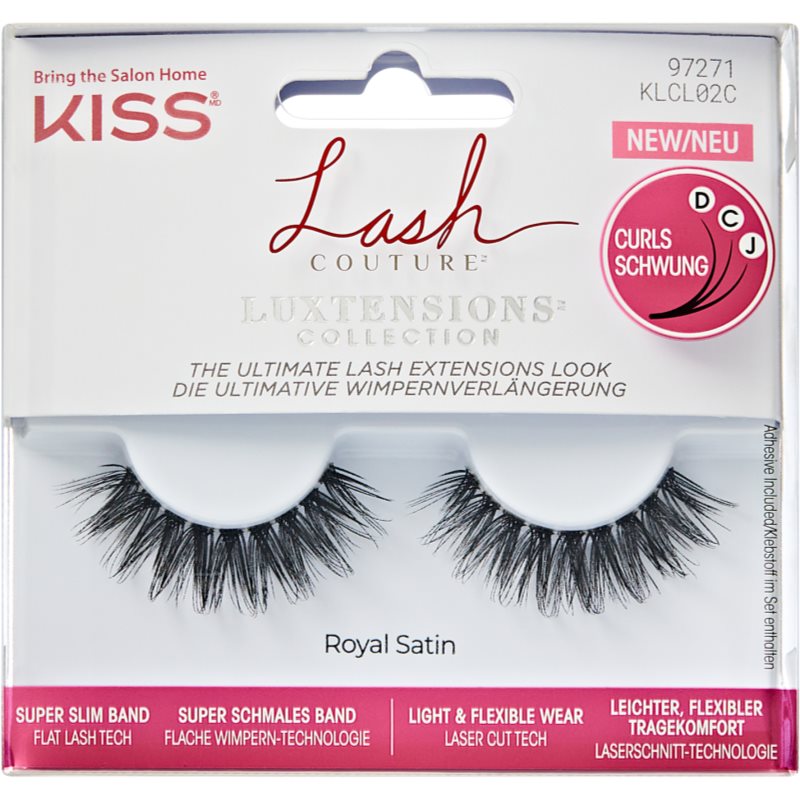 KISS KISS Lash Couture LuXtensions pestañas postizas Royal Satin 1 par
