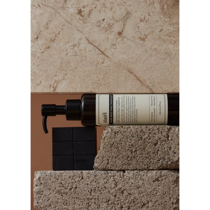 Klairs Gentle Black Deep Cleansing Oil tiefenreinigendes Öl für fettige Haut 150 ml (Bild 6)