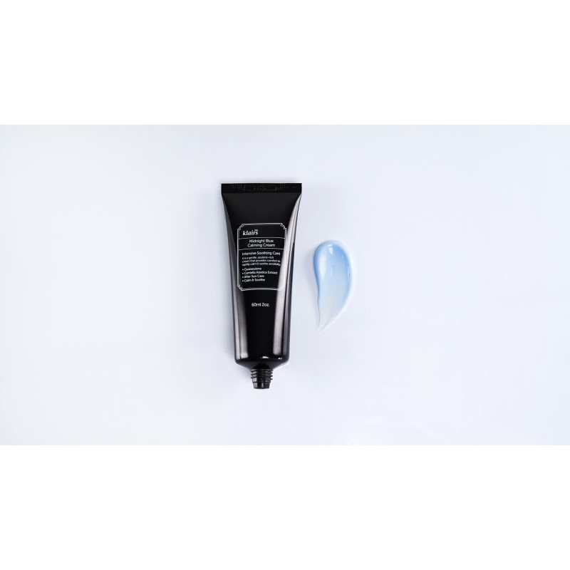 

Klairs Midnight Blue Calming Cream заспокоюючий крем після засмаги для чутливої шкіри та шкіри схильної до почервонінь