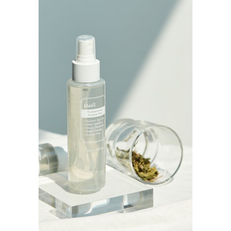 Klairs Fundamental Ampule Mist Antioxidatives Face Mist Gesichtsspray für mehr Feuchtigkeit 125 ml (Bild 10)