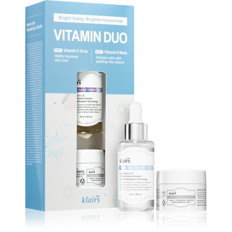 

Klairs Freshly Juiced Vitamin Duo подарунковий набір (з вітамінами C та Е)