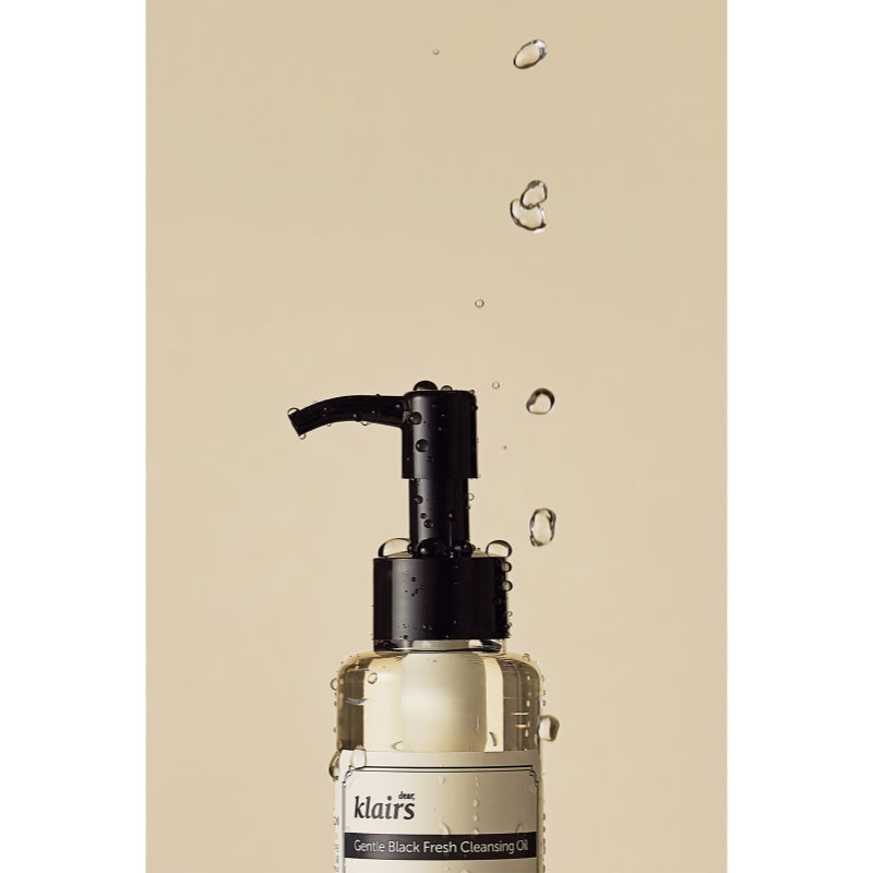 Klairs Gentle Black Fresh Cleansing Oil sanftes Reinigungsöl für fettige Haut 150 ml (Bild 6)