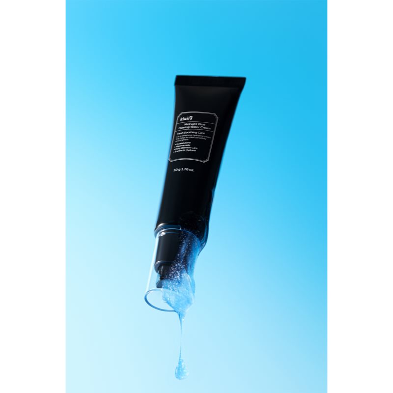 Klairs Midnight Blue Clearing Water Cream leichte feuchtigkeitsspendende Creme für klare und glatte Haut 50 g (Bild 3)