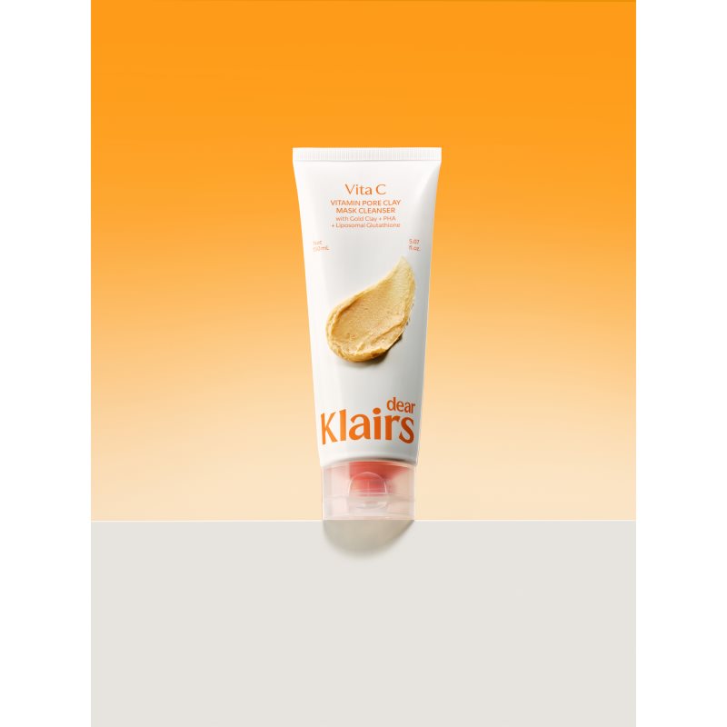 Dear Klairs Vitamin Pore Clay Mask Cleanser hydratisierender Reinigungsschaum zur Verjüngung der Gesichtshaut 150 ml (Bild 3)
