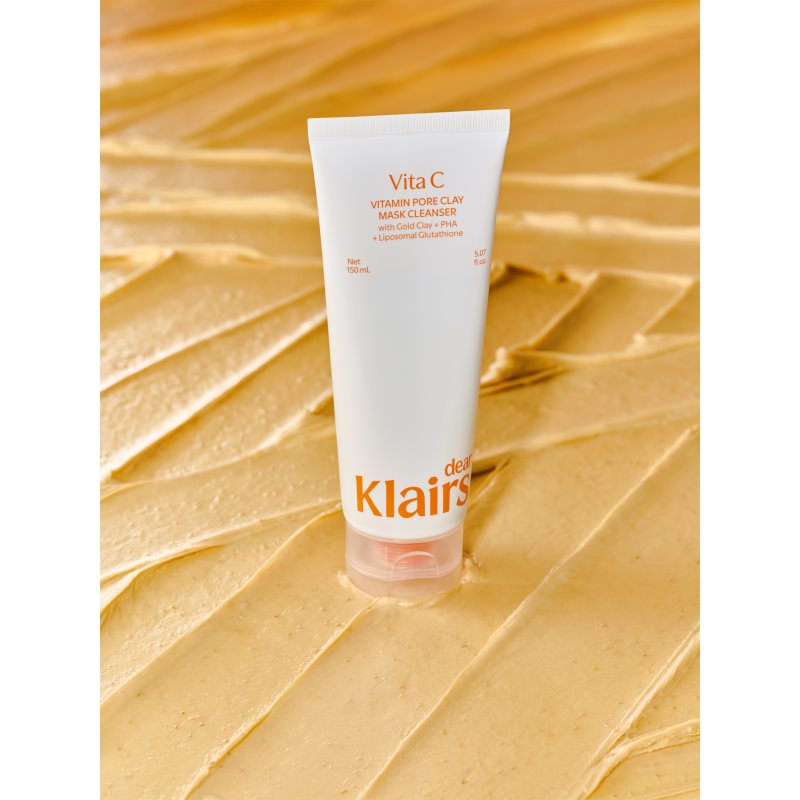 Dear Klairs Vitamin Pore Clay Mask Cleanser hydratisierender Reinigungsschaum zur Verjüngung der Gesichtshaut 150 ml (Bild 4)