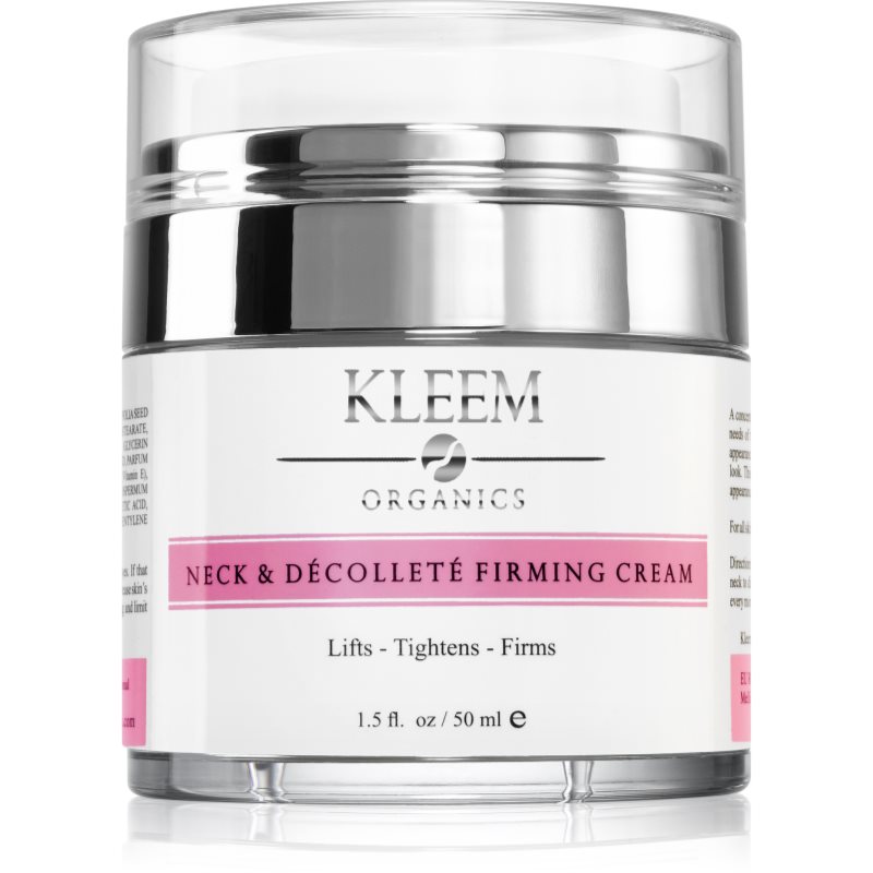Kleem Organics Neck & Décolleté firming cream for the neck and décolletage 50 ml