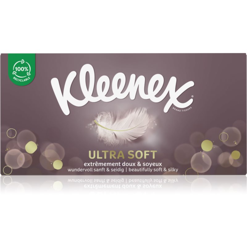 Kleenex Ultra Soft Box хартиени кърпички 64 бр.