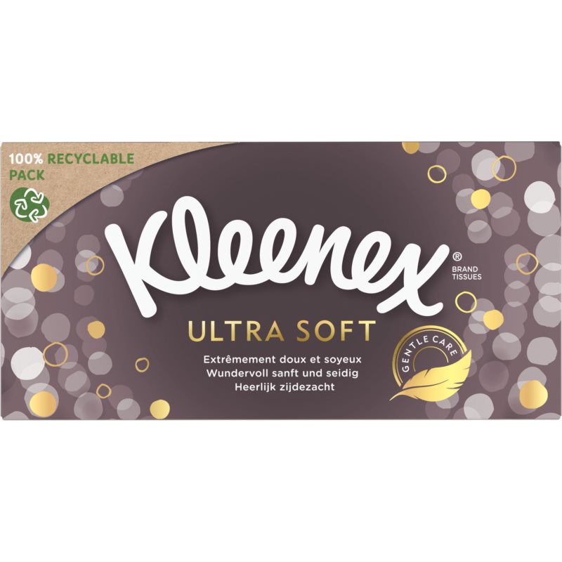 Kleenex Ultra Soft Box papierové vreckovky 64 ks