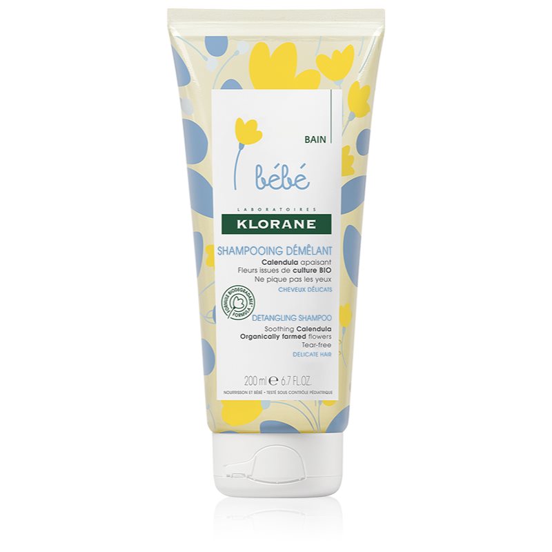 

Klorane Bébé Calendula дитячий шампунь для легкого розчісування волосся