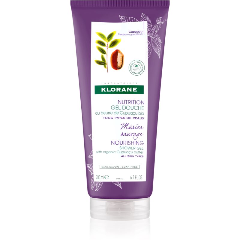 

Klorane Cupuaçu Bio Mûrier Sauvage поживний гель для душу
