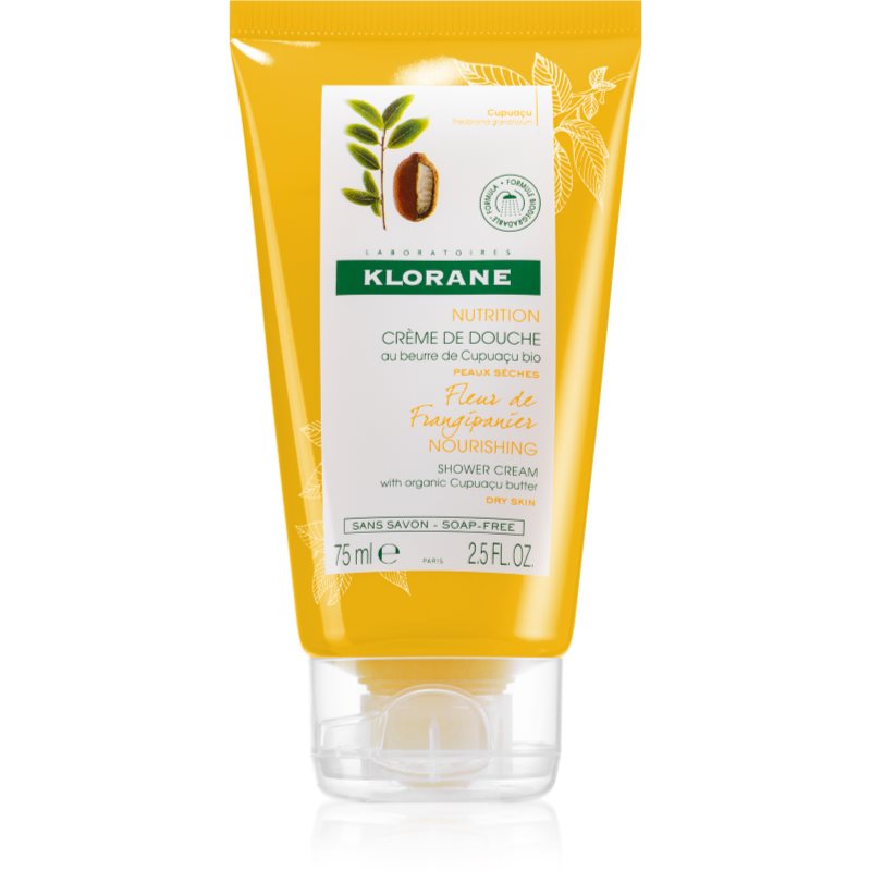 

Klorane Cupuaçu Bio Fleur de Frangipanier інтенсивно зволожувальний крем для душу