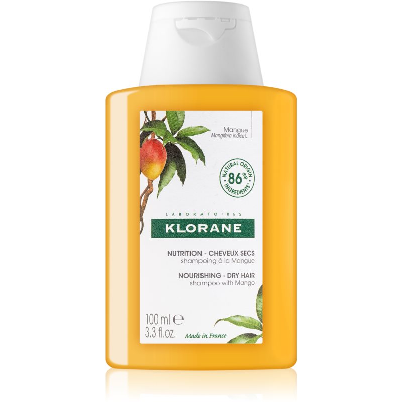 Klorane Mango intenzívne vyživujúci šampón pre suché vlasy 100 ml