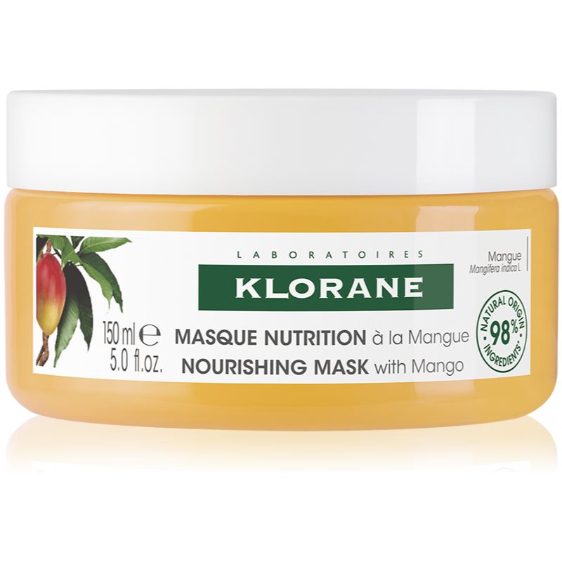 Klorane Mango intenzivna hranilna maska za lase 150 ml