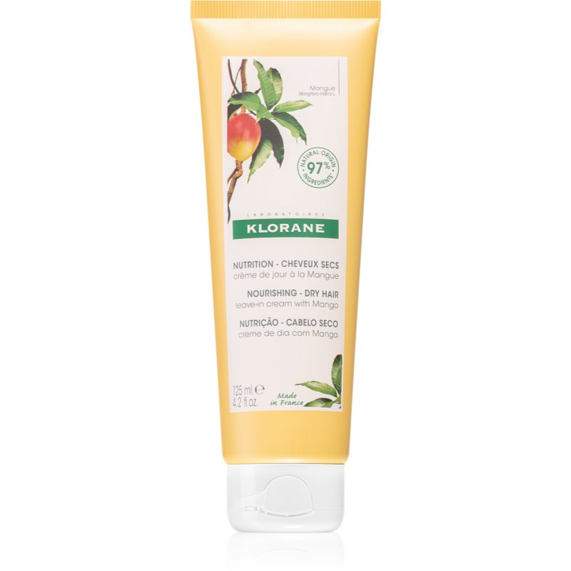 Klorane Mango leave-in cream with nourishing and moisturizing effect 125 ml

