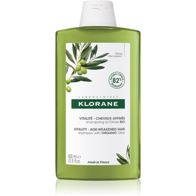 Photos - Hair Product Klorane Organic Olive regenerating shampoo for mature hair 400 ml 