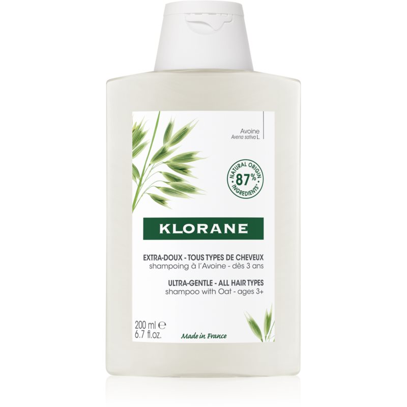 Klorane Oat Milk jemný šampon pro všechny typy vlasů 200 ml
