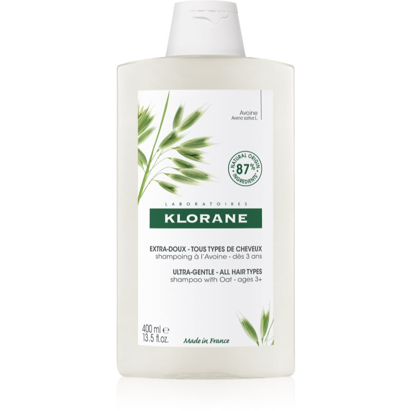 Klorane Oat Milk jemný šampon pro všechny typy vlasů 400 ml