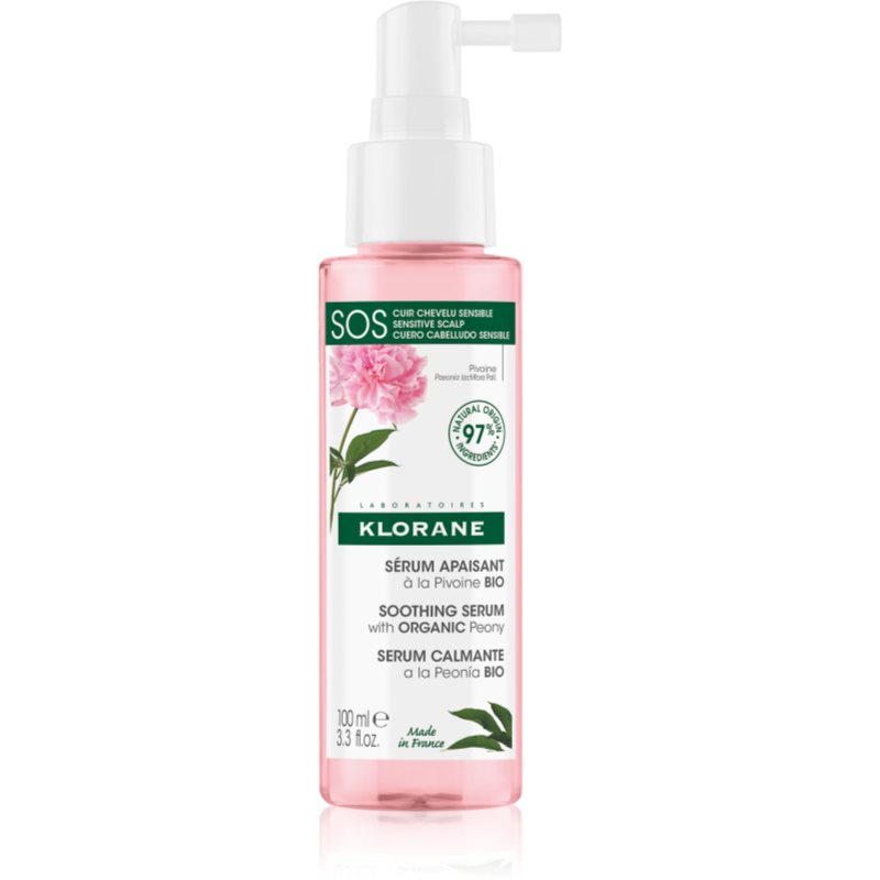 Klorane Peony soothing serum for sensitive and irritated scalp 100 ml
