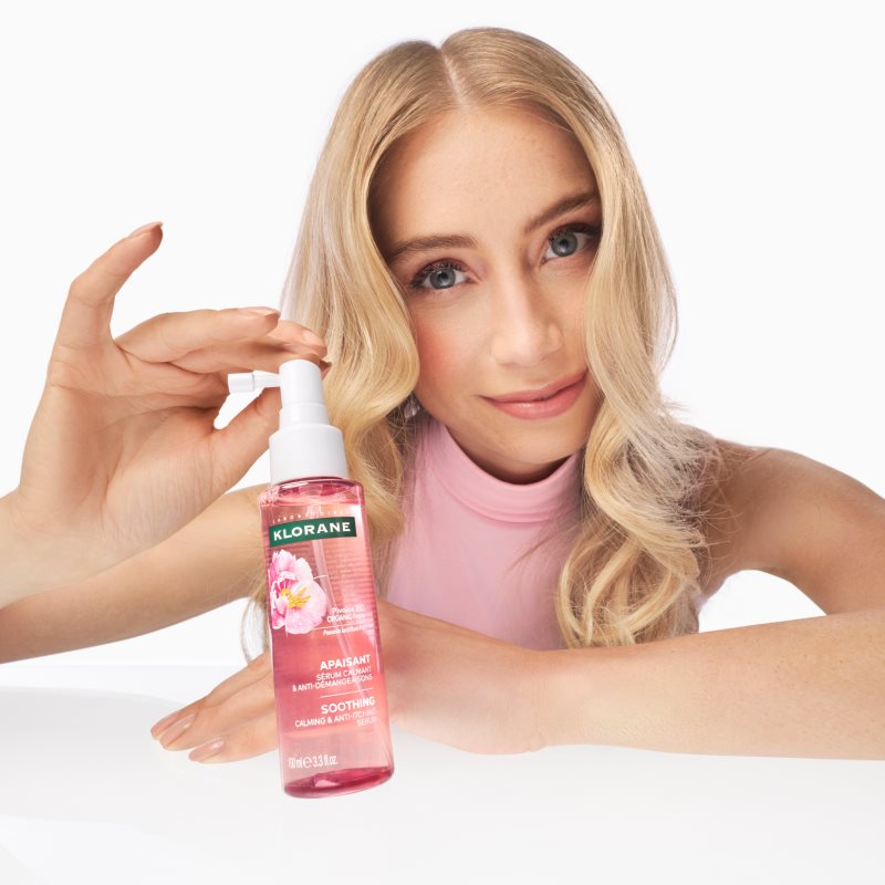 Klorane Peony Soothing Calming & Anti-Itching Serum Beruhigendes Serum für empfindliche und gereizte Kopfhaut 100 ml