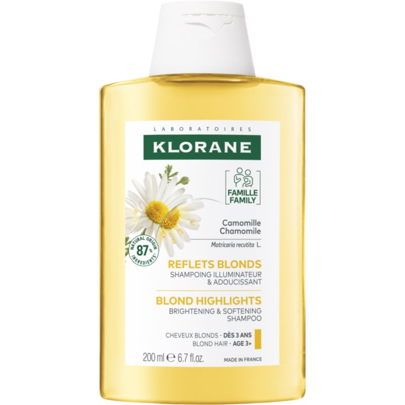 Klorane Klorane Chamomile șampon pentru par blond 200 ml