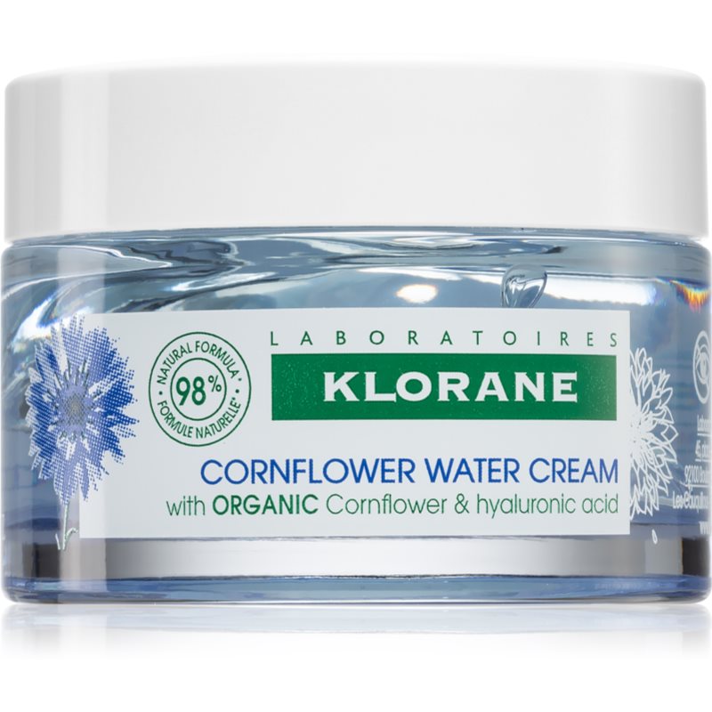 Klorane Cornflower Organic dieninis drėkinamasis kremas 50 ml