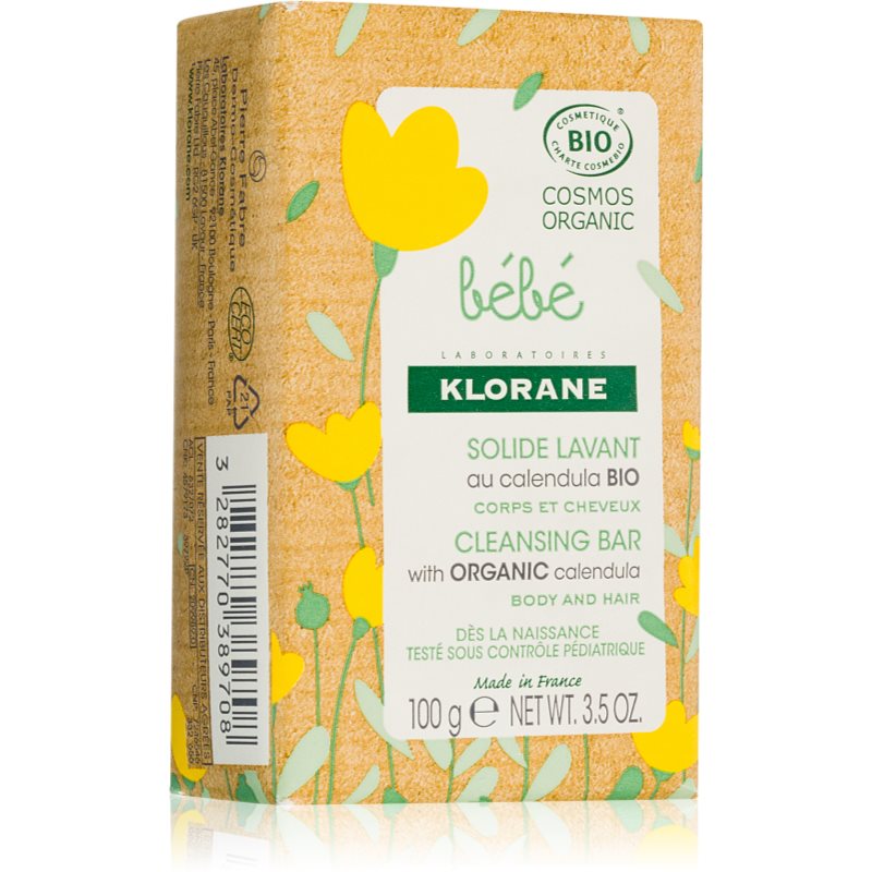 Klorane Bébé Calendula нежен сапун с невен 100 гр.