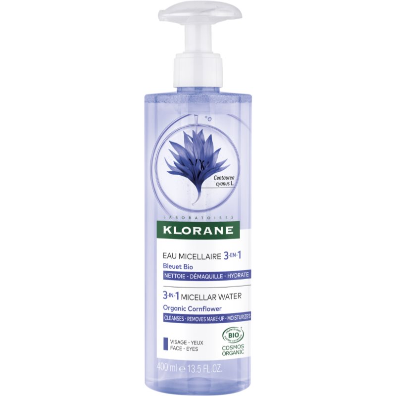 Klorane Klorane Cornflower mizellares Wasser 3 in 1 400 ml