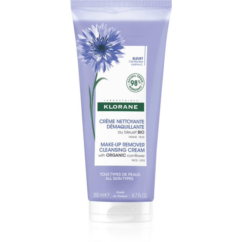 Klorane Cornflower Make-up remover mlijeko za čišćenje i skidanje make-upa 200 ml