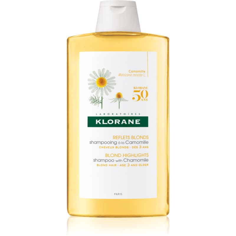 Klorane Chamomile šampón pre blond vlasy 400 ml