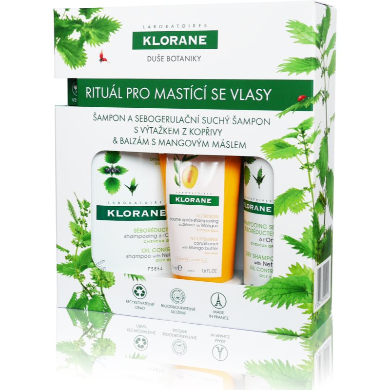 

Klorane Nettle подарунковий набір II. (для жирного волосся)