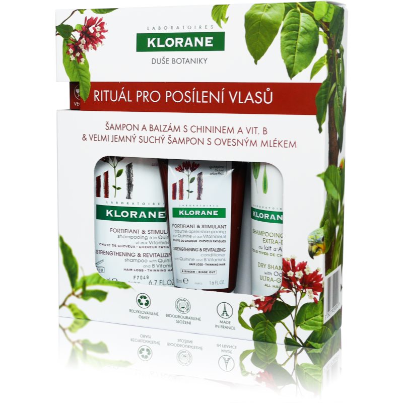 

Klorane Quinine подарунковий набір III. (для зміцнення волосся)