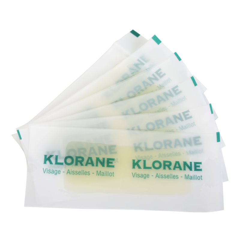 Klorane Hygiene Et Soins Du Corps Depilatory Wax Strips For Face And Sensitive Areas 6 Pc