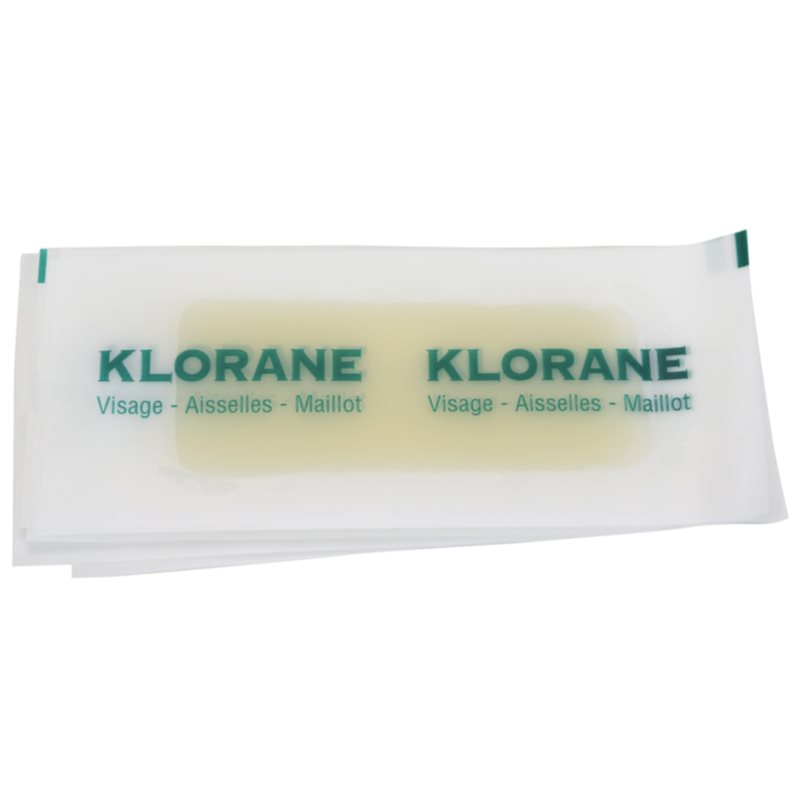 Klorane Hygiene Et Soins Du Corps Depilatory Wax Strips For Face And Sensitive Areas 6 Pc